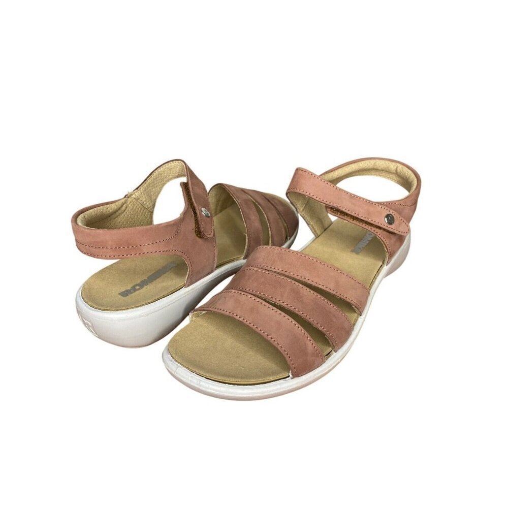 Romika Rose Suede Sandals Size 41 / 10 Adjustable Strap & Cushioned Sole Comfort - Picture 5 of 7